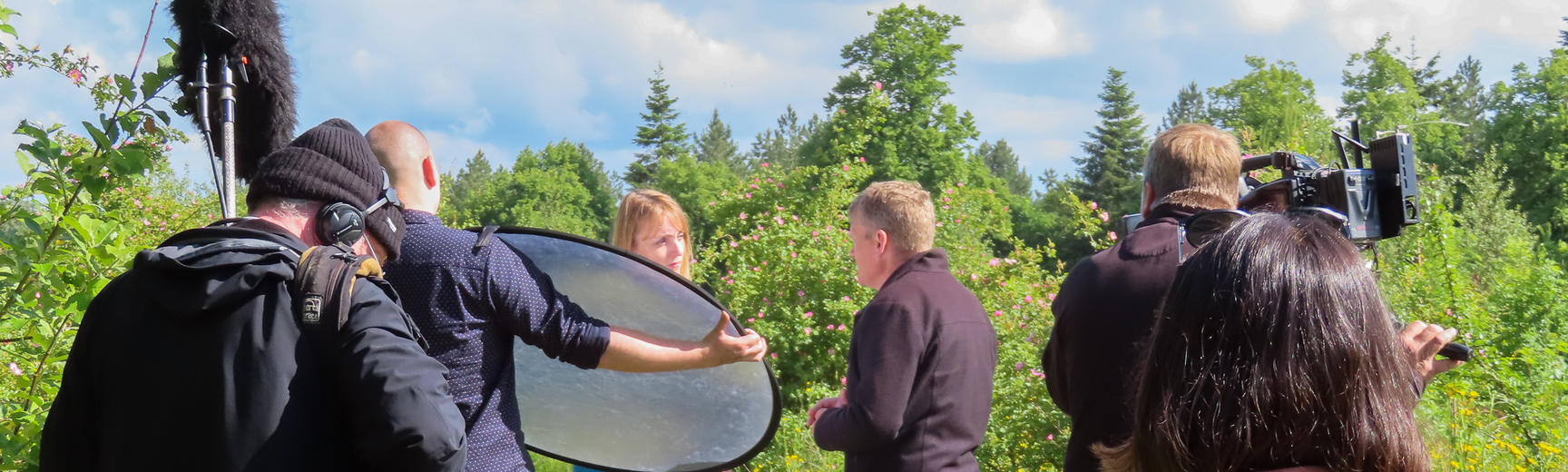bbc countryfile  harcourt arboretum  filming at the arboretum